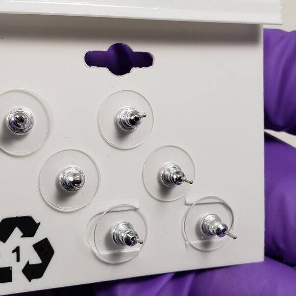 Colorful Set of 3 Ball Stud Earrings for Women - Versatile Fashion Accessories - Picture 8 of 8